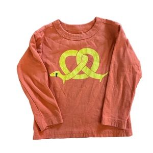 Tea Collection 12-18M Pretzel Dog Long Sleeve Tshirt